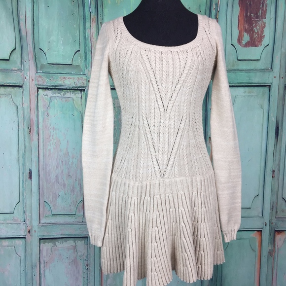 moda international sweater dress